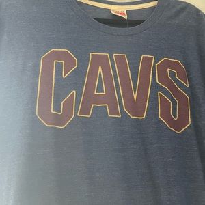 NWT Blue Homage Cleveland Cavaliers Cavs Shirt